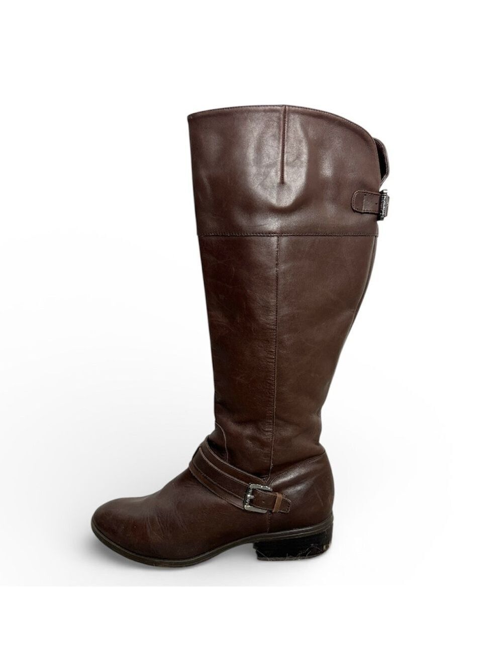 Lauren Ralph Lauren Maritza brown leather equestrian old money riding boots 7